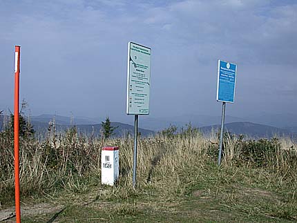 Velká Raca, Gipfel, Grenze zwischen Polen und der Slowakei. _ Foto: Peter Gollnik